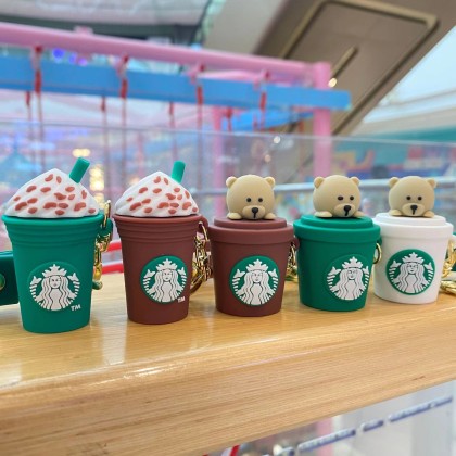 Starbucks Cup Key Chain 星冰乐杯子钥匙圈 Starbucks Cup Key Chain 星冰乐杯子钥匙圈
