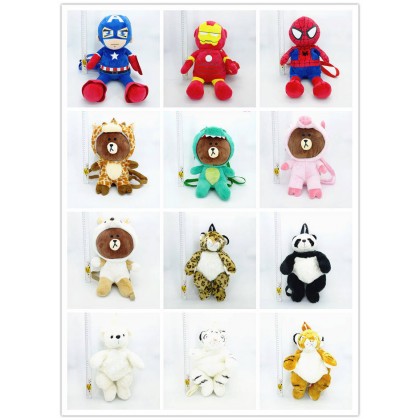 Marvel School Bag KidsBag SoftToys/PlushToys/KidsToys 25-35cm 复仇者联盟小学书包25厘米-35厘米 Marvel School Bag KidsBag SoftToys/PlushToys/KidsToys 25-35cm 复仇者联盟小学书包25厘米-35厘米