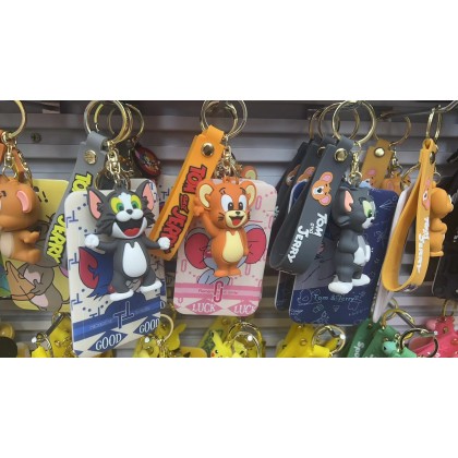 Tom & Jerry Card Holder Key Chain 汤姆猫与杰瑞卡夹钥匙圈 Tom & Jerry Card Holder Key Chain 汤姆猫与杰瑞卡夹钥匙圈