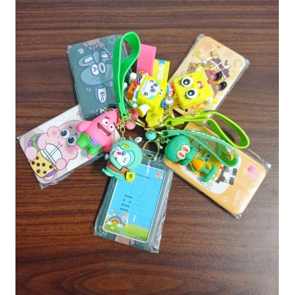 SpongeBob Squarepants Card Holder Key Chain 海绵宝宝卡夹钥匙圈 SpongeBob Squarepants Card Holder Key Chain 海绵宝宝卡夹钥匙圈