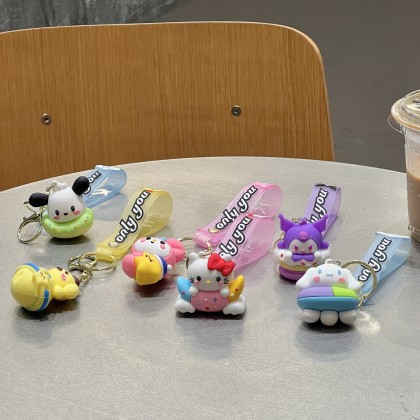 Sanrio Moonlight Series Key Chain 月光三丽鸥系列钥匙圈 Sanrio Moonlight Series Key Chain 月光三丽鸥系列钥匙圈