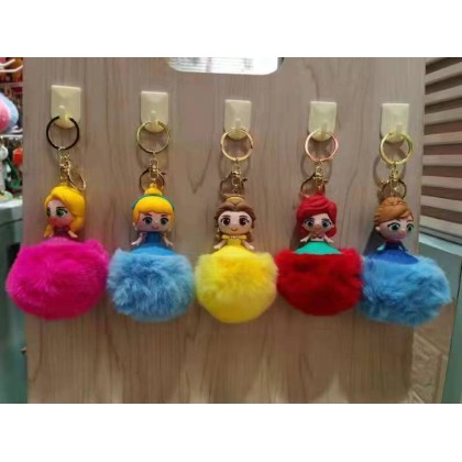 Puffer Ball Princess Key Chain 毛毛球公主钥匙圈 Puffer Ball Princess Key Chain 毛毛球公主钥匙圈
