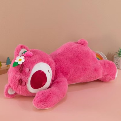 Sleeping Strawberry Bear Lotso 45CM 睡眠草莓熊 45厘米 Sleeping Strawberry Bear Lotso 45CM 睡眠草莓熊 45厘米