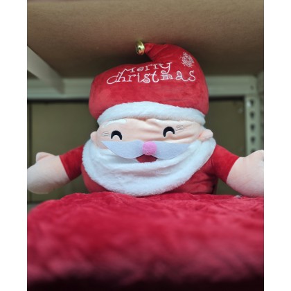 Santan Claus Snowman Pillow With Blanket   圣诞老人与雪人枕头被