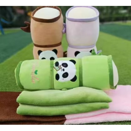Panda Bamboo Pillow With Blanket 熊猫竹子枕头被 Panda Bamboo Pillow With Blanket 熊猫竹子枕头被