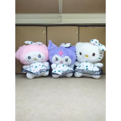 Heart Print Sanrio 7INCH 21CM 爱心波点三丽鸥 7寸 21厘米 Heart Print Sanrio 7INCH 21CM 爱心波点三丽鸥 7寸 21厘米