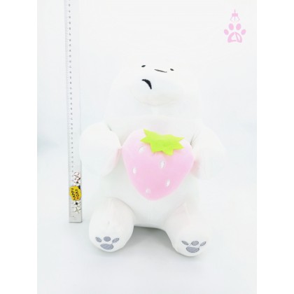 Fruit We Bare Bears SoftToys/PlushToys/KidsToys 25-35cm 抱水果三只熊/咱们裸熊太空棉娃娃玩具公仔25厘米-35厘米 Fruit We Bare Bears SoftToys/PlushToys/KidsToys 25-35cm 抱水果三只熊/咱们裸熊太空棉娃娃玩具公仔25厘米-35厘米