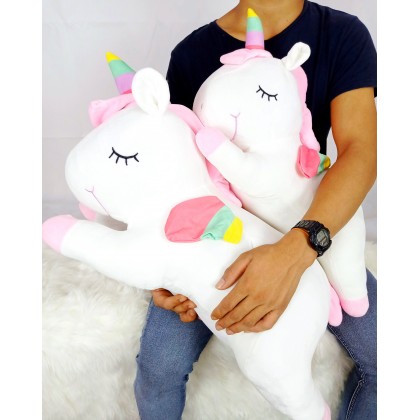 Unicorn(Stretch Cotton)SoftToys/PlushToys/KidsToys 50cm 趴姿太空棉独角马娃娃玩具公仔50厘米 Unicorn(Stretch Cotton)SoftToys/PlushToys/KidsToys 50cm 趴姿太空棉独角马娃娃玩具公仔50厘米