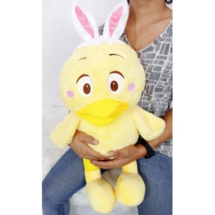 Little Yellow Chicken SoftToys/PlushToys/KidsToys 60cm 兔耳小鸡娃娃玩具公仔60厘米 Patung Beruang Little Yellow Chicken SoftToys/PlushToys/KidsToys 60cm 兔耳小鸡娃娃玩具公仔60厘米 Patung Beruang