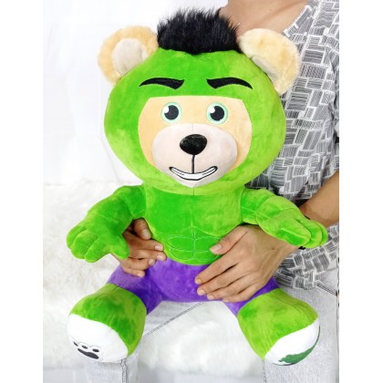 Hulk Teddy Bear SoftToys/PlushToys/KidsToys 50cm 绿巨人熊娃娃玩具公仔50厘米 Patung Beruang Hulk Teddy Bear SoftToys/PlushToys/KidsToys 50cm 绿巨人熊娃娃玩具公仔50厘米 Patung Beruang