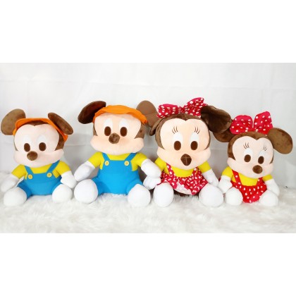 Mickey Minnie Couple SoftToys/PlushToys/KidsToys 50cm 运动米奇米妮娃娃玩具公仔50厘米Patung Beruang Mickey Minnie Couple SoftToys/PlushToys/KidsToys 50cm 运动米奇米妮娃娃玩具公仔50厘米Patung Beruang