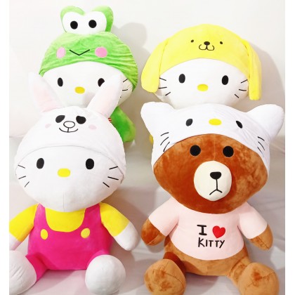 {M'SIA STOCK} KITTY/SALLY DUCK SOFT TOYS/PLUSH TOYS/KIDS TOYS 70CM 凯蒂猫/Line娃娃玩具公仔70厘米 Patung Beruang {M'SIA STOCK} KITTY/SALLY DUCK SOFT TOYS/PLUSH TOYS/KIDS TOYS 70CM 凯蒂猫/Line娃娃玩具公仔70厘米 Patung Beruang