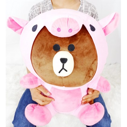 {M'SIA STOCK} Animal Line SoftToys/PlushToys/KidsToys 50cm 动物Line Family娃娃玩具公仔50厘米 Patung Beruang {M'SIA STOCK} Animal Line SoftToys/PlushToys/KidsToys 50cm 动物Line Family娃娃玩具公仔50厘米 Patung Beruang