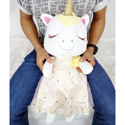 {M'SIA STOCK} Unicorn SoftToys/PlushToys/KidsToys 50cm 穿裙独角马娃娃玩具公仔50厘米 Patung Beruang {M'SIA STOCK} Unicorn SoftToys/PlushToys/KidsToys 50cm 穿裙独角马娃娃玩具公仔50厘米 Patung Beruang