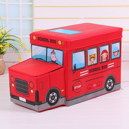{M'SIA STOCK} Kids Vehicle Toy Storage Box Foldable Organizer Box Multipurpose Vehicle Stool Sofa Storage可折叠多功能卡通汽车收纳箱玩具 {M'SIA STOCK} Kids Vehicle Toy Storage Box Foldable Organizer Box Multipurpose Vehicle Stool Sofa Storage可折叠多功能卡通汽车收纳箱玩具