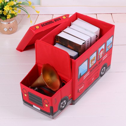 {M'SIA STOCK} Kids Vehicle Toy Storage Box Foldable Organizer Box Multipurpose Vehicle Stool Sofa Storage可折叠多功能卡通汽车收纳箱玩具 {M'SIA STOCK} Kids Vehicle Toy Storage Box Foldable Organizer Box Multipurpose Vehicle Stool Sofa Storage可折叠多功能卡通汽车收纳箱玩具