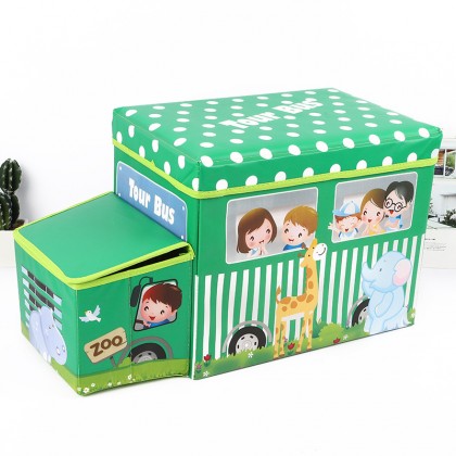 {M'SIA STOCK} Kids Vehicle Toy Storage Box Foldable Organizer Box Multipurpose Vehicle Stool Sofa Storage可折叠多功能卡通汽车收纳箱玩具 {M'SIA STOCK} Kids Vehicle Toy Storage Box Foldable Organizer Box Multipurpose Vehicle Stool Sofa Storage可折叠多功能卡通汽车收纳箱玩具