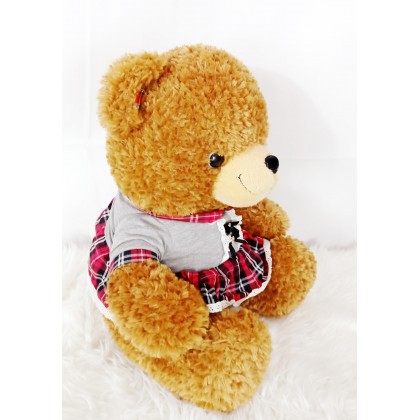{M'SIA STOCK} Teddy Bear SoftToys/PlushToys/KidsToys 50cm 穿裙泰迪熊娃娃玩具公仔50厘米 Patung Beruang {M'SIA STOCK} Teddy Bear SoftToys/PlushToys/KidsToys 50cm 穿裙泰迪熊娃娃玩具公仔50厘米 Patung Beruang